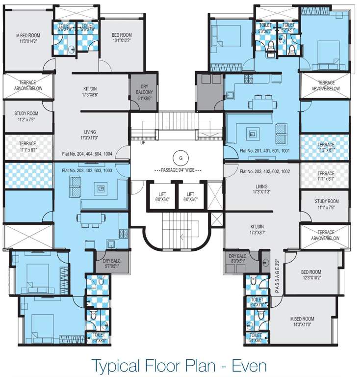 Images for Cluster Plan of Avnee Bellavista G Building