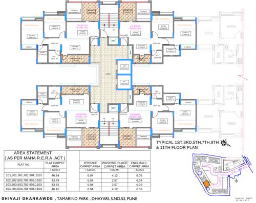 Images for Cluster Plan of Dhankawade Tamrind Park Phase 1