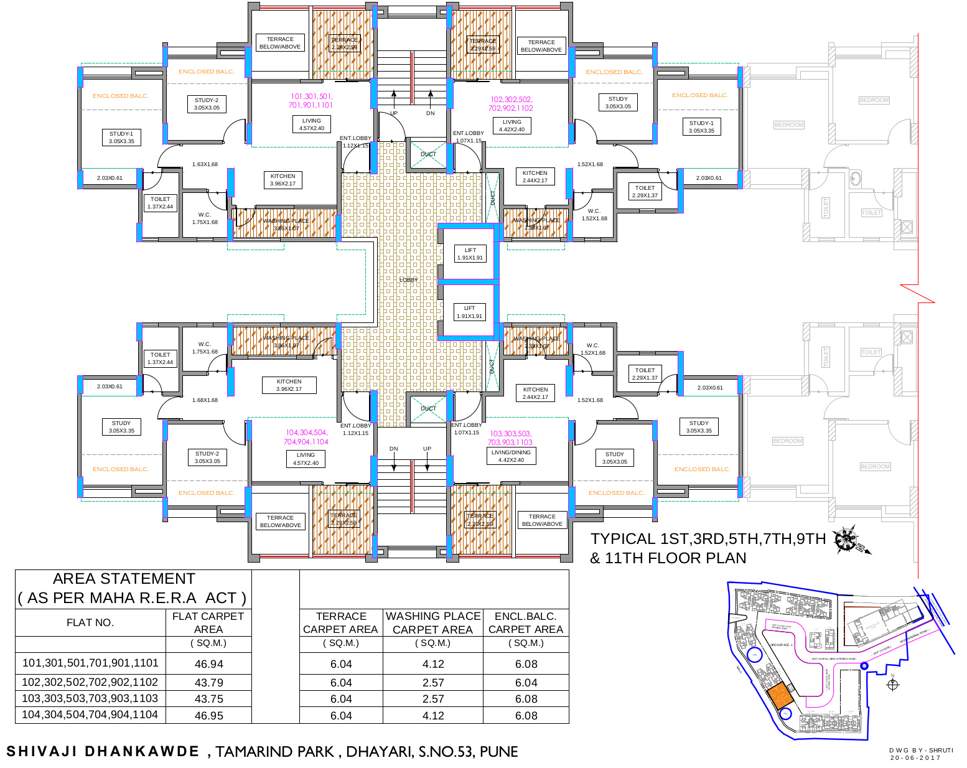 Images for Cluster Plan of Dhankawade Tamrind Park Phase 1