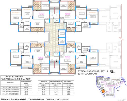 Images for Cluster Plan of Dhankawade Tamrind Park Phase 1