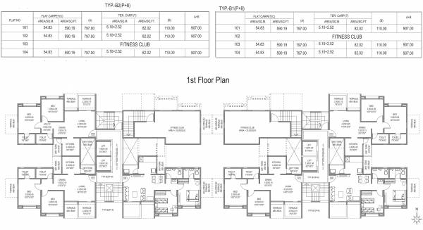 Images for Cluster Plan of Lifestyle Royal Oak B1B2 A1 A2A3