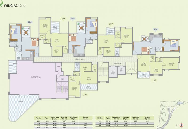 Images for Cluster Plan of Nirman Brookefield Willows Apartment