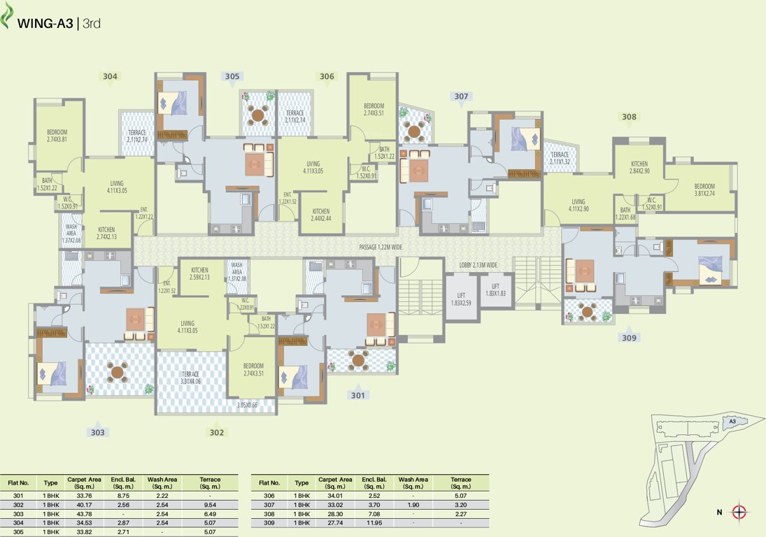 Images for Cluster Plan of Nirman Brookefield Willows Apartment