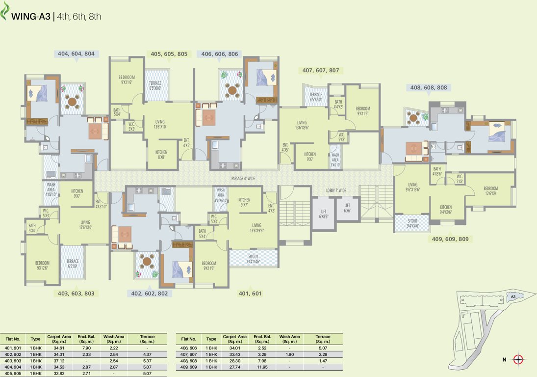 Images for Cluster Plan of Nirman Brookefield Willows Apartment