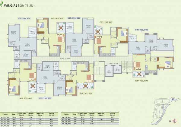 Images for Cluster Plan of Nirman Brookefield Willows Apartment
