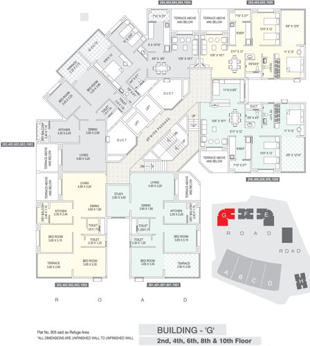 Images for Cluster Plan of Altrack Ziggurat G Building