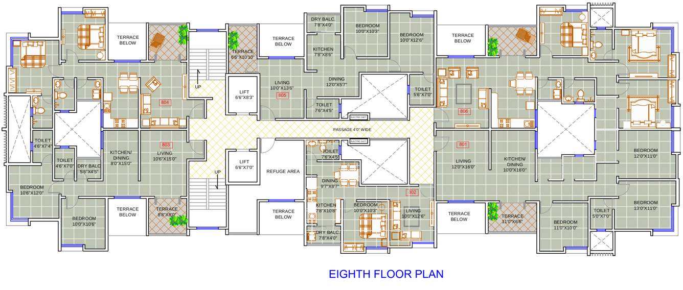 Images for Cluster Plan of Bhalerao Savannah Hills