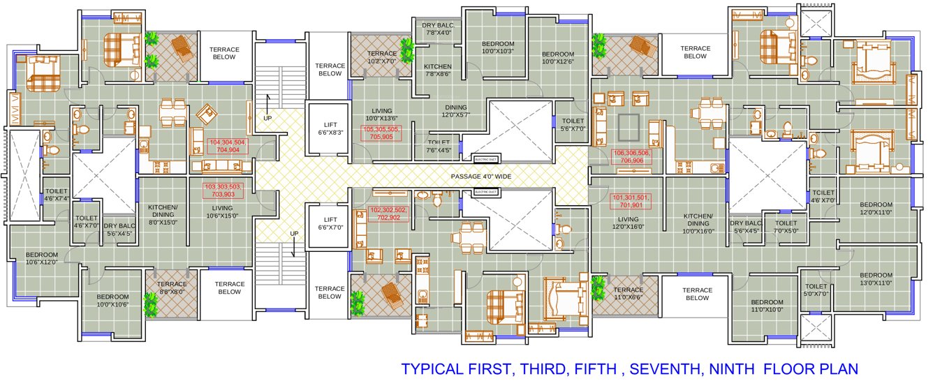 Images for Cluster Plan of Bhalerao Savannah Hills