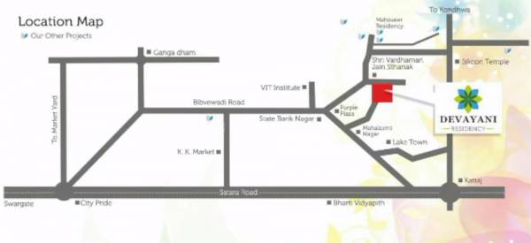  devayani-residency Location Plan