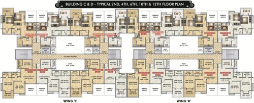 Images for Cluster Plan of ARV Imperia C D And E Building