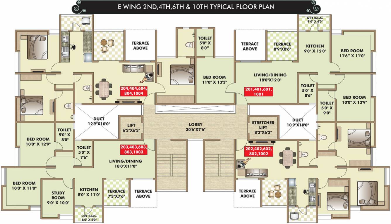 Images for Cluster Plan of ARV Imperia C D And E Building