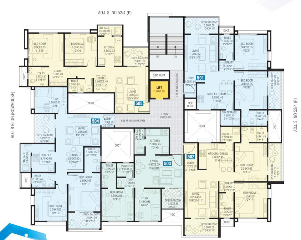  sai paradise Fifth Floor Plan