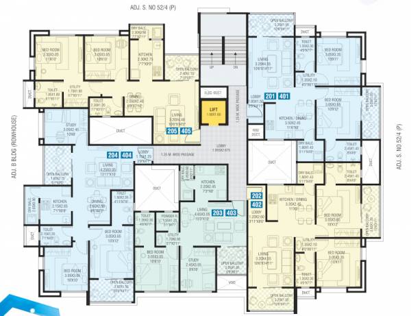 sai-paradise Second and Forth Floor Plan