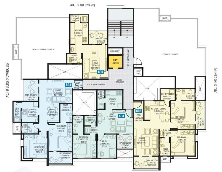  sai paradise Sixth Floor Plan