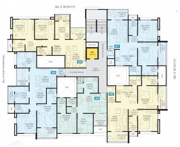  sai-paradise Third Floor Plan