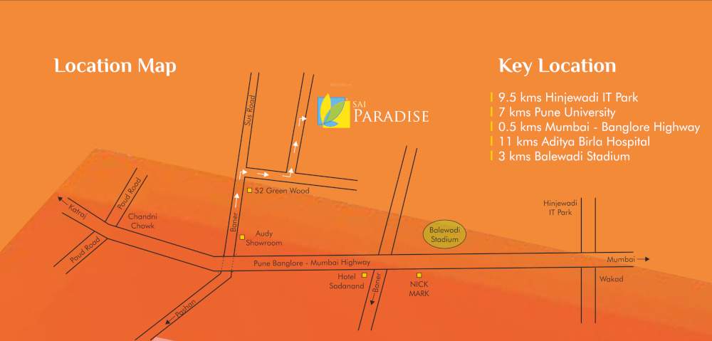  sai paradise Location Plan
