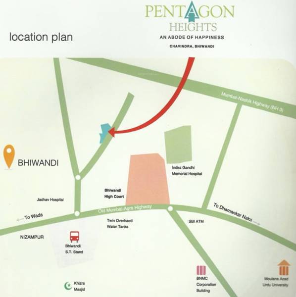 Images for Location Plan of Damji Damji Pentagon Heights