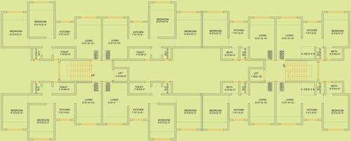 Images for Cluster Plan of Sai River Palace Building 4 7E 7F And 6