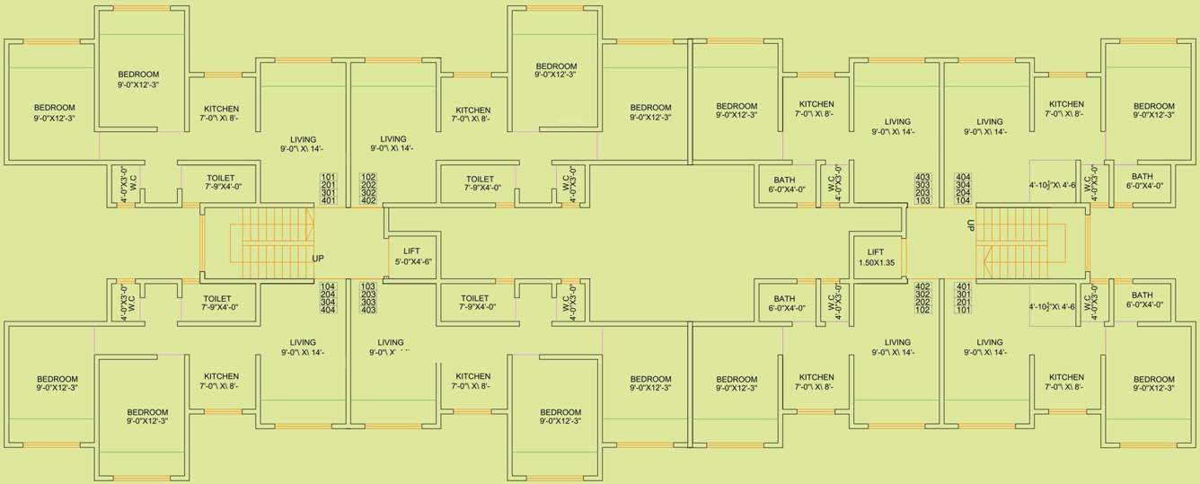 Images for Cluster Plan of Sai River Palace Building 4 7E 7F And 6