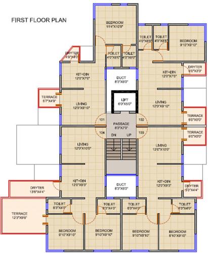 Images for Cluster Plan of Meghaswana Bhakti Gulmohar