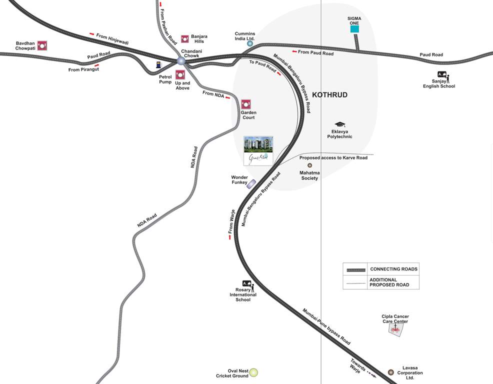 Images for Location Plan of Kundan Sigma One Grandstand