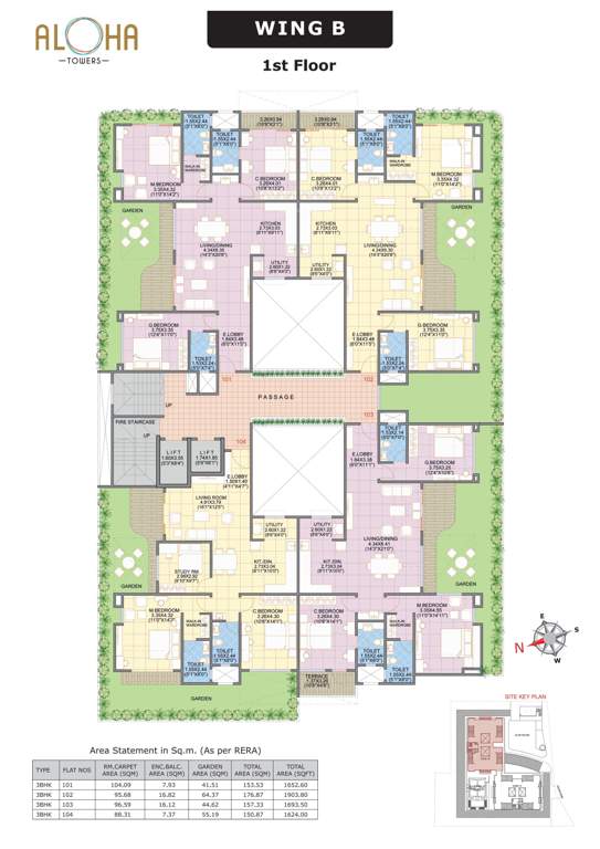 Images for Cluster Plan of Bafana Aloha Towers