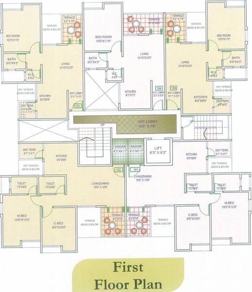 Images for Cluster Plan of Neha Dream Homes Varad Sukriti