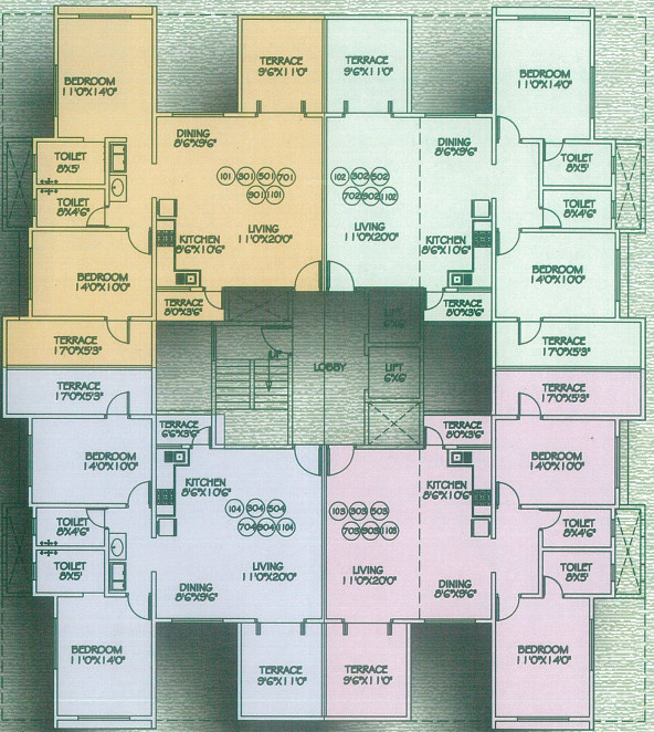 Images for Cluster Plan of Sattadhar Dev Darshan Residency