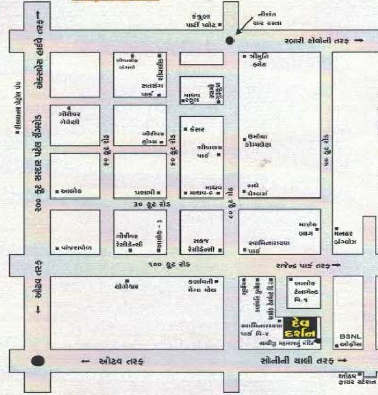 Images for Location Plan of Sattadhar Dev Darshan Residency