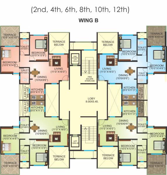 Images for Cluster Plan of Atur Vally Vista Wing B