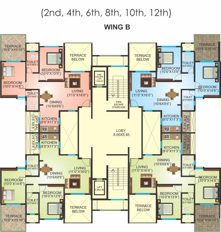 Images for Cluster Plan of Atur Vally Vista Wing B