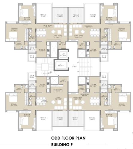 Images for Cluster Plan of Orange Royal Orange County F Wing