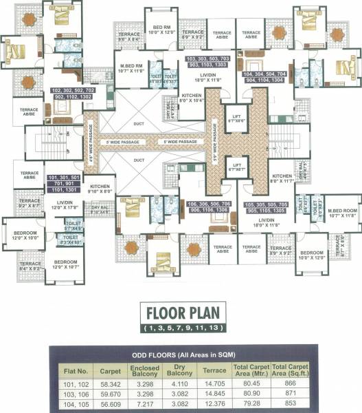 Images for Cluster Plan of Aarya Residency