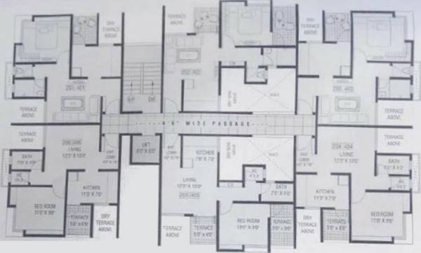 Images for Cluster Plan of Sarkar Bellisimo Apartments