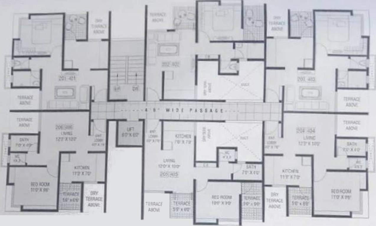 Images for Cluster Plan of Sarkar Bellisimo Apartments