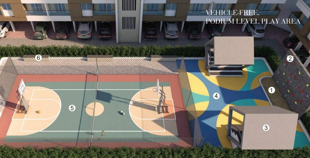  emerald phase i Basketball Court