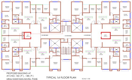 Images for Cluster Plan of UK Shree Residency Phase A