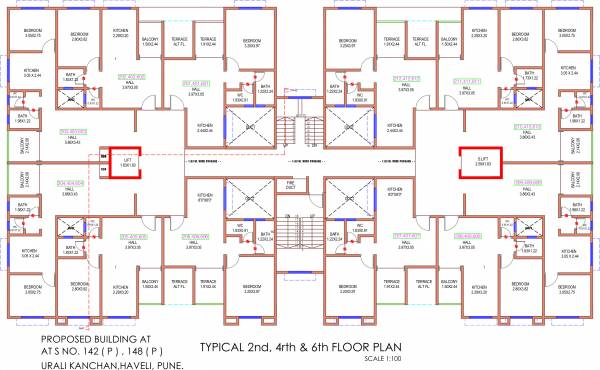Images for Cluster Plan of UK Shree Residency Phase A