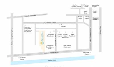  river-dale-residency Location Plan
