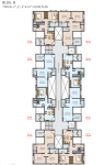  suvarna-nagari Building B Cluster Plan from 2nd to 10th Floor