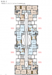  suvarna-nagari Building C Cluster Plan Typical 1 , 3 , 5 , 7 , 9 & 11 Floor Plan
