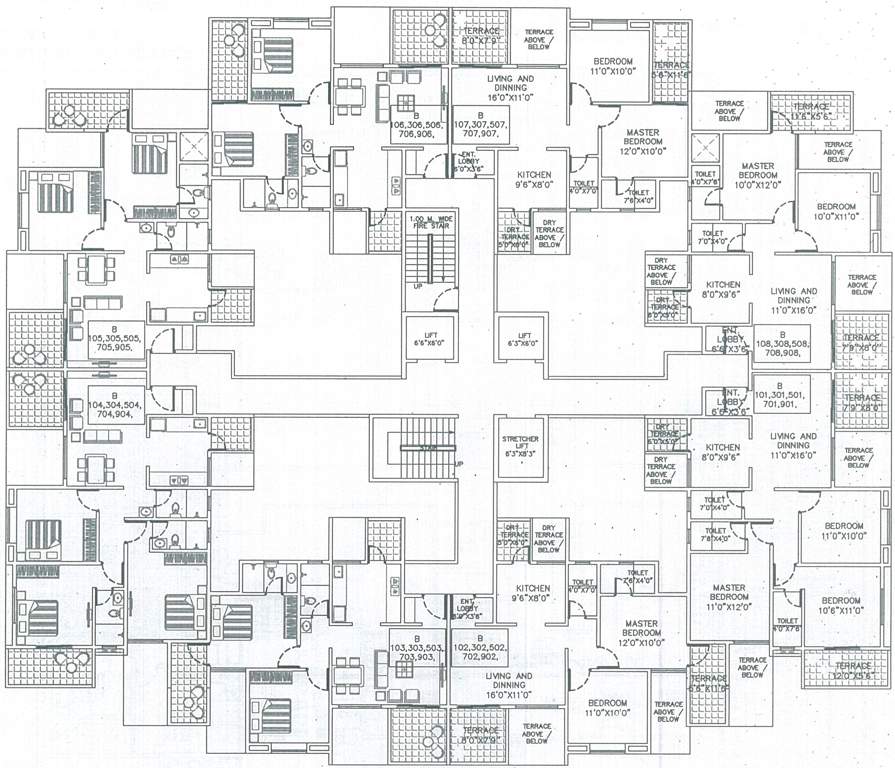 Images for Cluster Plan of Bluestone Casa Grande B Wing