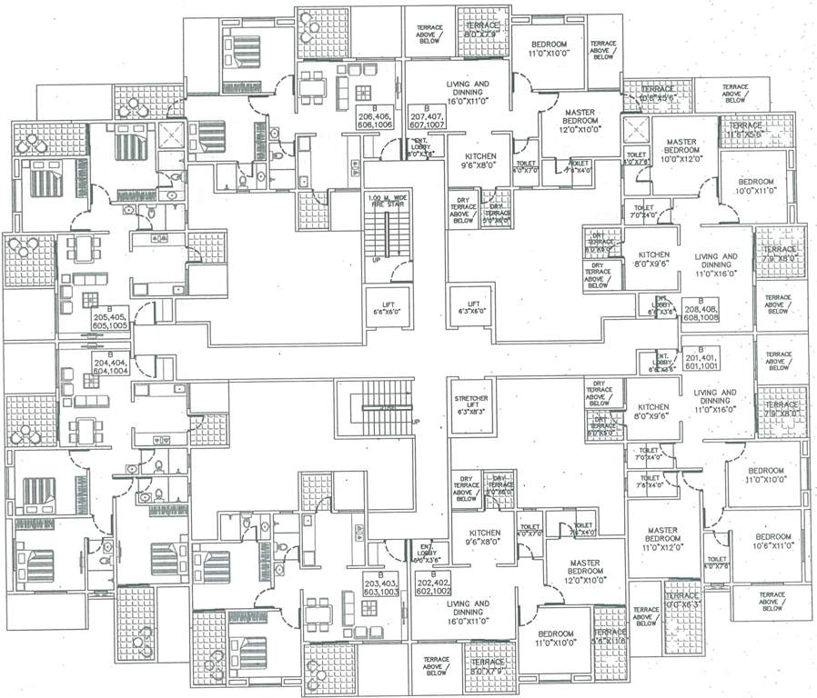 Images for Cluster Plan of Bluestone Casa Grande B Wing