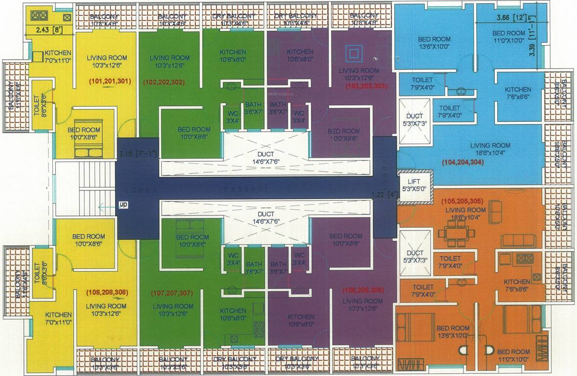 Images for Cluster Plan of Satyam Primerose