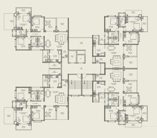  24k-sereno-building-a Building A Even Cluster Plan