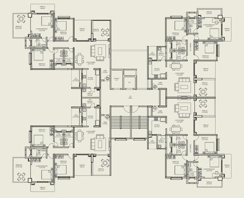  24k-sereno-building-a Building A Odd Cluster Plan 