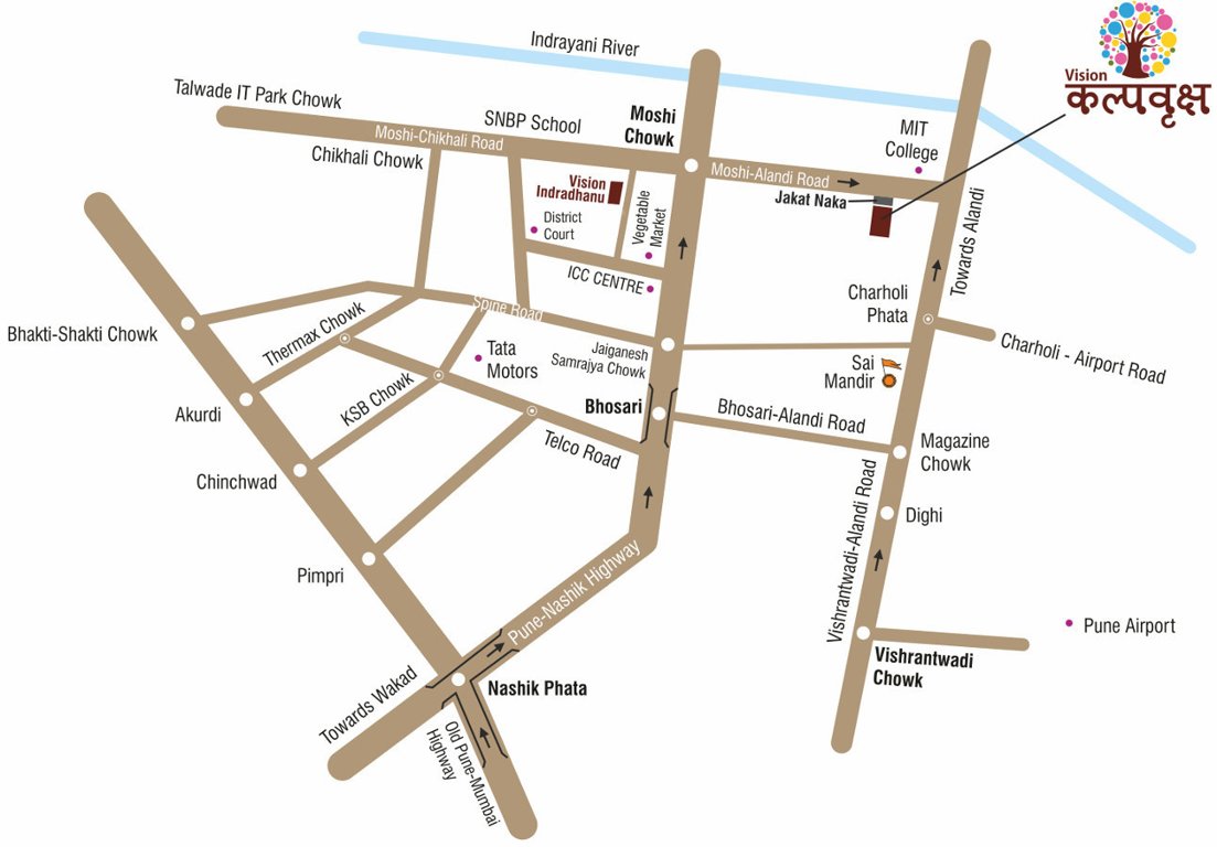 Images for Location Plan of Vision Kalpavriksha Phase 2