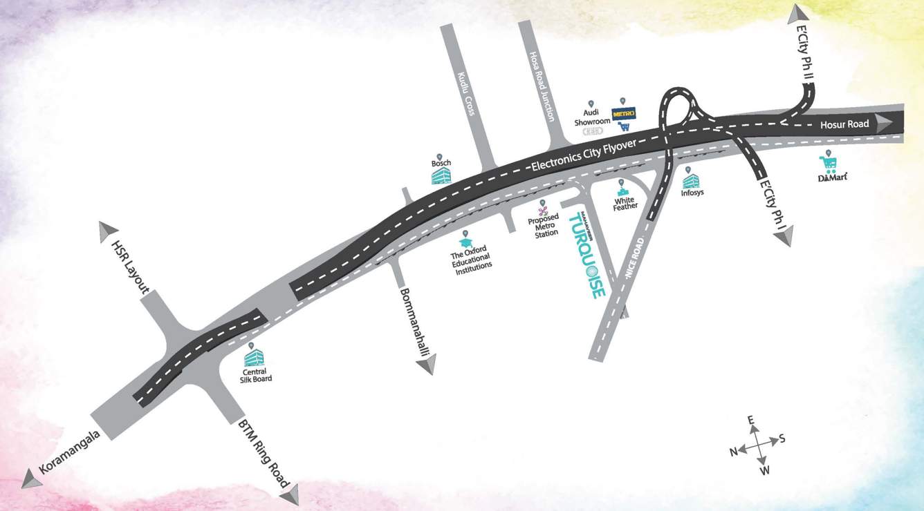  turquoise Images for Location Plan of Mahaveer Turquoise