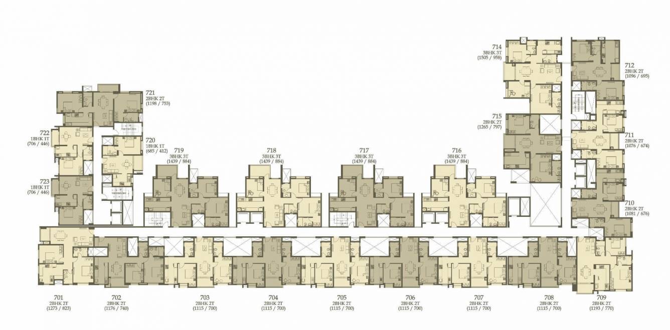  light house Cluster Plan