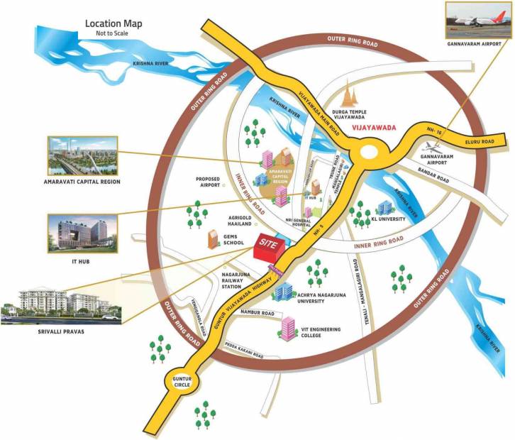 Images for Location Plan of Undavalli Srivalli Pravas